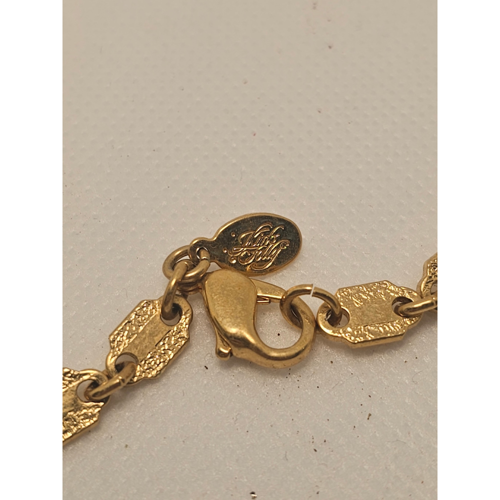 Kirk's Folly goldtoned cherub charm necklace with rings - Picture 5 of 7